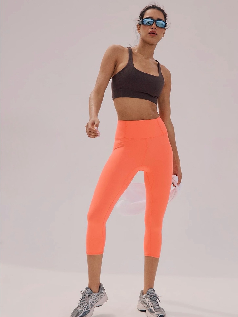FP Movement Never Better High Rise Leggings Neon Coral Size M/L NWOT